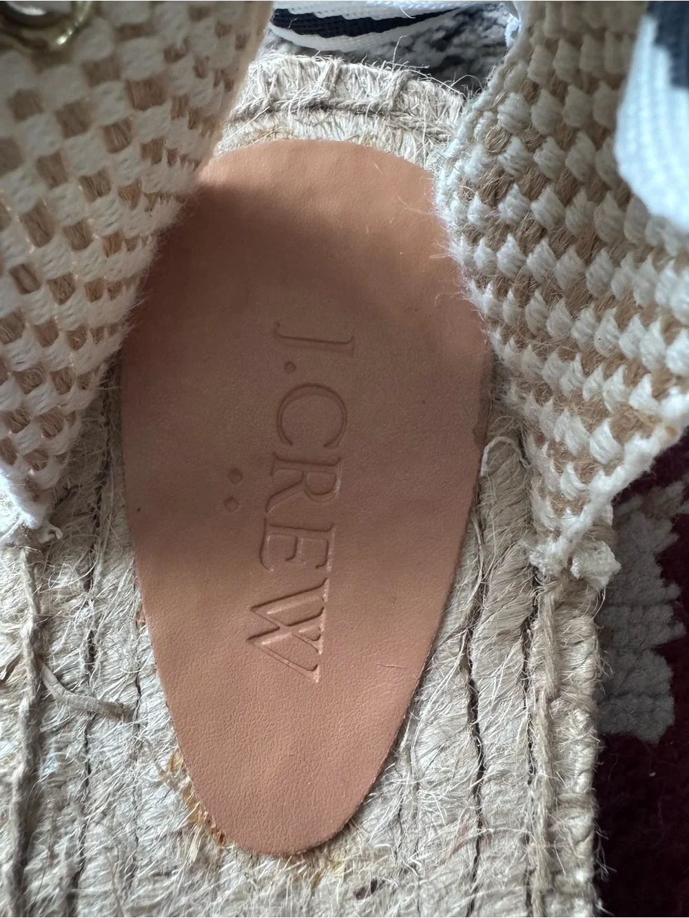 J.Crew espadrilles with ankle wrap size 6.5